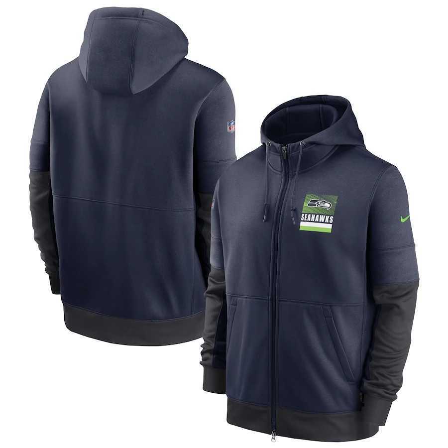 Men's Seattle Seahawks New 2020 Nike Gray Black Fan Gear Mascot Performance Full Zip Hoodie,We sell and wholesale Men's Seattle Seahawks New 2020 Nike Gray Black Fan Gear Mascot Performance Full Zip Hoodie on line form chian!